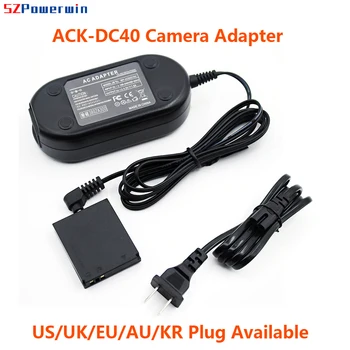 Powerwin ACK-DC40 Адаптер Камеры CA-PS500 Соединитель Постоянного тока DR-40 Источник Питания NB-6LH NB-6L Фиктивный Аккумулятор для Canon SD4000 S120 SX710