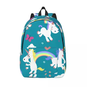 Школьная сумка, Студенческий рюкзак, Пони, рюкзак с рисунком единорога, Сумка для ноутбука, Школьный рюкзак