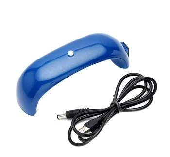 Портативная УФ-светодиодная лампа Rainbow mini мощностью 9 Вт, сушилка для ногтей, USB-кабель для сушки гель-лака, мини-USB-лампа, сушилка для маникюра для домашнего использования