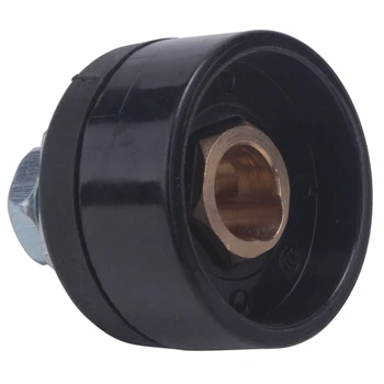 1 Комплект черного кабеля для электросварочного аппарата в европейском стиле с разъемом DKJ Quick Connector Plug Socket