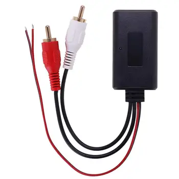 Универсальный автомобильный Bluetooth-совместимый адаптер беспроводной связи для стереосистемы с 2 RCA AUX IN Музыкальным аудиовходом Беспроводной кабель