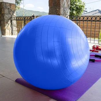 Мяч для упражнений из ПВХ, противоскользящие мячи для поддержания равновесия, тренировочные ядра, простая установка, надувные, предотвращающие разрыв при беременности и родах