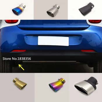 Для Benz Smart Four 2016 2017 2018, Автомобильный чехол для укладки, глушитель, выпуск выхлопной трубы, Аксессуар из нержавеющей стали