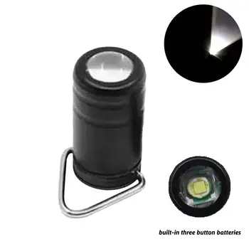 Портативный карманный фонарик XPE LED, брелок из алюминиевого сплава, фонарик с длительным сроком службы, Миниатюрный брелок для ключей, фонарик для кемпинга
