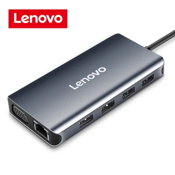 Lenovo LX0808 USB-концентратор Type-c-док-станция RJ45