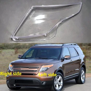 Авто корпус линзы передней фары абажур фары Прозрачная стеклянная крышка лампы для Ford Explorer 2011 2012 2013 2014 2015