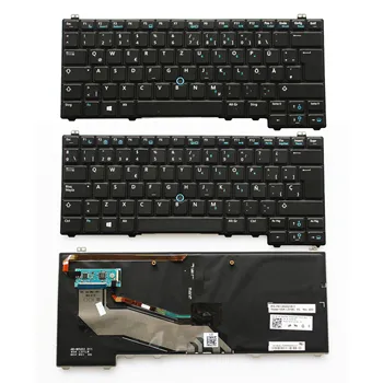 Новая немецкая/испанская клавиатура с подсветкой и джойстиком для DELL Latitude E5440 Y4H14 Клавиатура с подсветкой