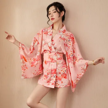 Эротическое белье, японское кимоно, женская сексуальная униформа 