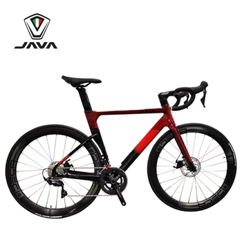 Java FUOCO J.AIR Полностью Карбоновый Дорожный Велосипед 22 Скоростных соревнований Carbon Race Bike С Гидравлическим Дисковым Тормозом R7000 105