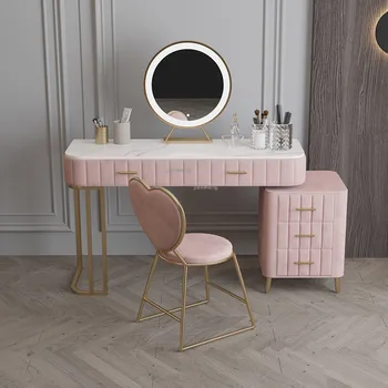 Американский легкий Роскошный туалетный столик, комоды Nordic Home, мебель для спальни, современные шкафы для хранения туалетных принадлежностей Princess