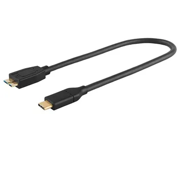 Ультракороткий Кабель USB C к Micro B 3.0 30 см Кабель USB C Для Внешнего Жесткого Диска Type C USB 3.1 Gen 2 10G Шнур для macbook pro S5 WD