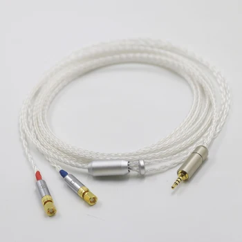 Обновление наушников HIFI 16Cores UPOCC с монокристаллическим серебром, замена кабеля для (винта) Hifiman HE6 HE5 HE400 HE500 HE600