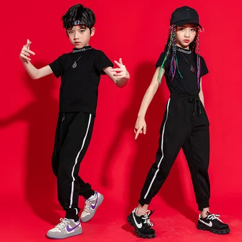 Новая летняя спортивная одежда для мальчиков, уличная одежда, Детская хлопковая повседневная футболка + брюки, костюм для девочки-подростка, одежда в стиле хип-хоп от 3 до 16 лет