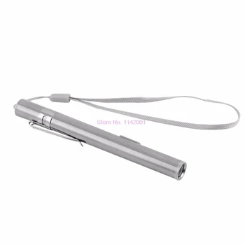 50шт Креативный USB Перезаряжаемый светодиодный фонарик Мощный мини-светодиодный фонарик Водонепроницаемый Дизайн Ручка Подвешивается с металлическим зажимом