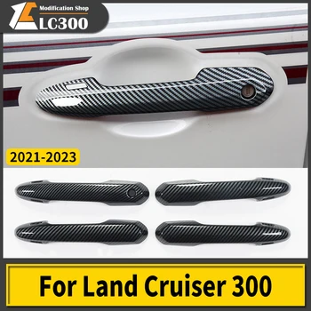 Для Toyota Land Cruiser 300 2021 2022 2023 Наружные дверные ручки, украшение экстерьера LC300, обновленные аксессуары, хромированный тюнинг