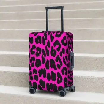 Чехол для чемодана с леопардовым рисунком, Аксессуары для багажа из шкуры животного, Защита для путешествий