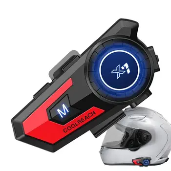 Беспроводной шлем-гарнитура с интеллектуальным шумоподавлением, портативные водонепроницаемые наушники для езды на велосипеде на открытом воздухе для мотоцикла, снегохода