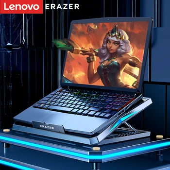 Игровой ноутбук Lenovo R3 с мощным USB-радиатором и быстрым охлаждением, увеличенный на 17/15/16 дюймов компьютерный кронштейн с эффектом лампы для офиса и дома