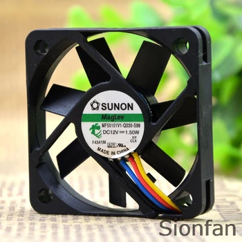Для нового sunon MF50101V1-Q030-S99 5010 12 В 1,50 Вт 5 см четырехпроводный ШИМ-вентилятор Тестовый Рабочий