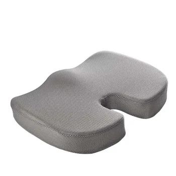 Дышащая подушка сиденья для путешествий Ортопедическая пена с эффектом памяти для копчика U Массажные подушки для офисных кресел Домашний декор