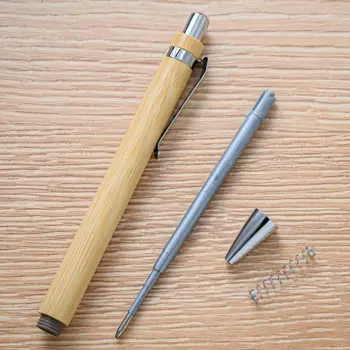 Бамбуковые ручки Гелевые ручки высокой прочности Без заусенцев Универсальные Практичные Бамбуковые ручки для студентов Канцелярские принадлежности в подарок