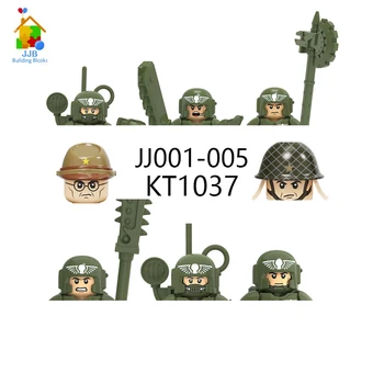 Специальные силы JJ001-005 KT1037 JG022-027 JA003 Военный Солдат Второй Мировой Войны Японская Армия Строительные Блоки Модели Головоломки Развивающие игрушки