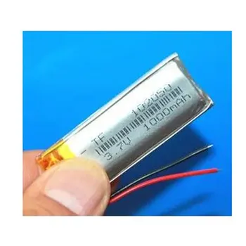 2 шт./лот 102050 3,7 В 1000 мАч Полимерная литий-ионная Аккумуляторная батарея Li-ion Li-po для микрофона