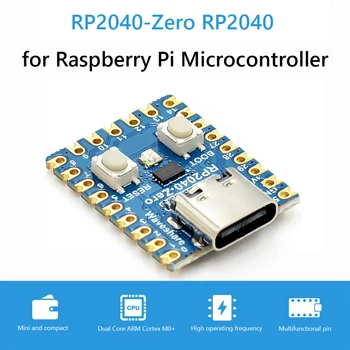 Оригинальная Плата разработки PICO Для Raspberry Module RP2040-Zero mini Microcontroller, Двухъядерный процессор Cortex M0, 2 МБ флэш-памяти
