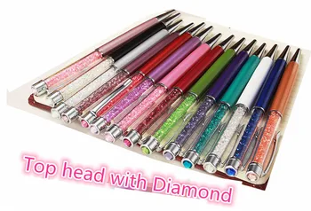 Роскошная хрустальная ручка, модная шариковая ручка с бриллиантами, рекламные товары, подарочная ручка