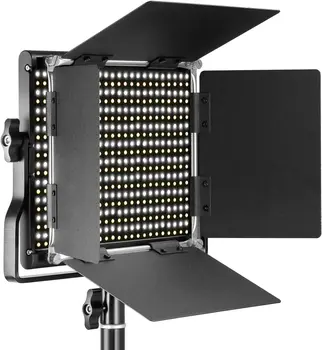 Neewer Профессиональная металлическая двухцветная светодиодная видеосъемка для студии, YouTube, фотосъемки продукции, видеосъемки