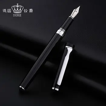 Высококачественная авторучка бренда Duke P3, Металлическая ручка, белый Иридий, Офисные Школьные принадлежности, Чернильные ручки