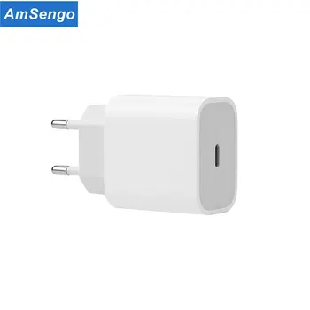 Amsengo 18 Вт USB Зарядное Устройство QC 3,0 Адаптер Для Зарядки Телефона Dual USB Для iPhone 12 11 Pro Max iPad Airpods Xiaomi Samsung Быстрая Зарядка