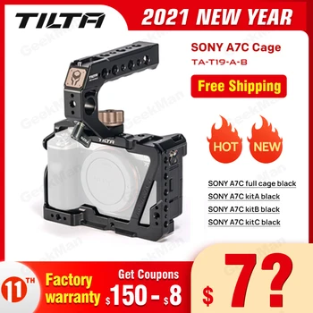 TILTA для камеры SONY A7C Cage Half cage Деревянный комплект Handel TA-T19-FCC TA-T19-A LWS Опорная плита и стержни 15 мм