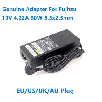 Подлинное Зарядное Устройство Для Ноутбука 19V 4.22A 80W ADP-80NB A ADP-80SB B Для Fujitsu FMV Lifebook AH550 AH532 B6220 Адаптер переменного тока