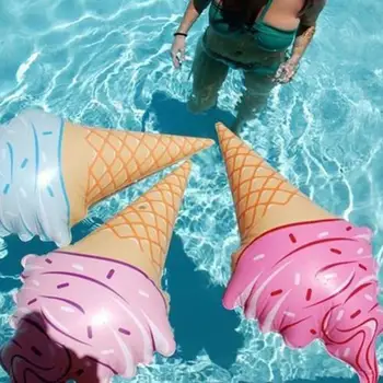 Надувная игрушка для плавания Надувные матрасы для плавательного бассейна Надувное кольцо для плавания в форме мороженого Игрушечный бассейн для водных игр