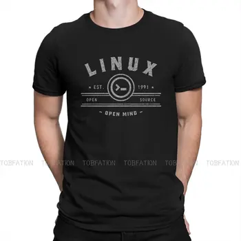 Linux - Эксклюзивная футболка с Linux. Идеально подходит в качестве подарка Футболка с графическим принтом Linux GNU Minix Топы с принтом Unix Повседневная футболка Мужская футболка