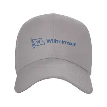 Джинсовая кепка Wilh Wilhelmsen с логотипом высшего качества, бейсболка, вязаная шапка