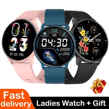 2022 Новые женские смарт-часы, женские водонепроницаемые фитнес-трекеры, Умные часы с музыкой для здоровья, Женский смарт-браслет В подарок для телефона Xiaomi