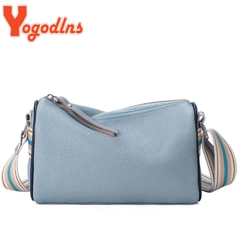Модная женская сумка-подушка Yogodlns, сумки через плечо люксовых брендов, кожаные сумки через плечо, высококачественная сумка-мессенджер, кошелек