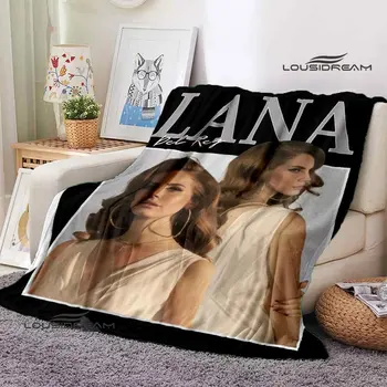 Одеяло с принтом в стиле ретро от Lana Del Rey Детское теплое одеяло с т-образным фланцем Домашнее дорожное одеяло накладки на кровать Подарок на день рождения