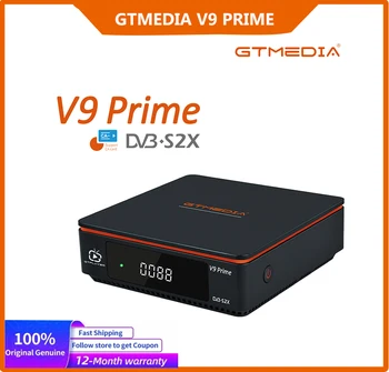 Спутниковый ресивер GTMEDIA V9 Prime DVB-S/S2/S2X, VCM/ACM/Многопоточный/T2-MI CS Поддерживается бразильской приставкой, встроенной ТВ-приставкой 2.4G WIFI