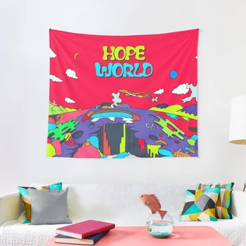 Обложка МИКСТЕЙПА J-HOPE HOPE WORLD, Гобелен, Подвесной настенный гобелен, Гобелен для настенных покрытий спальни
