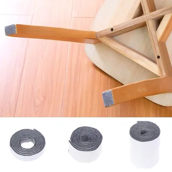 Войлочный коврик для ножек мебели 100 см/рулон, защита от царапин на полу, противоскользящий коврик для дивана, самоклеящаяся наклейка на ножки стула, стола, шкафа