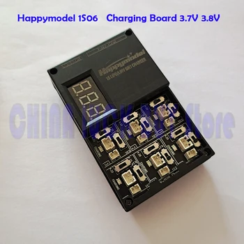 Happymodel LIHV 4,35 В Зарядная Плата PH2.0 Штекер 6в1 Зарядное устройство 3,7 В 3,8 В 1S06 RC Литиевая Батарея 6-позиционный Цифровой Дисплей