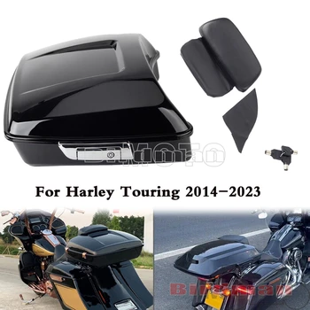 Верхний Чехол Заднего Багажника Мотоцикла Задняя Коробка Для Harley Touring Road King Street Glide Road Glide Electra Glide CVO 2014-2023