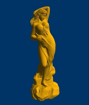 3D модель STL formate компьютерная резьба с ЧПУ, рельефная скульптура, статуя женщины-1