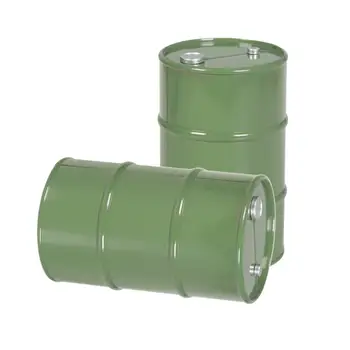 Комплект из 2 масляных бочек для радиоуправляемых автомобилей: 10 запасных частей Axial SCX0046 D110 зеленого цвета