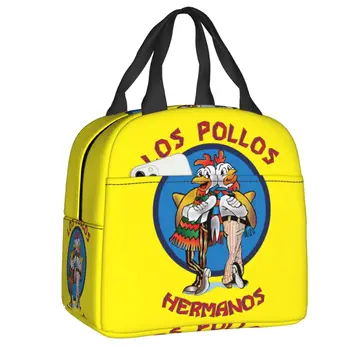 Во все тяжкие, Ланч-бокс, Кулер, Термоизолированная сумка для ланча Los Pollos Hermanos Chicken Brothers, сумка-тоут для женщин, Детские сумки для еды