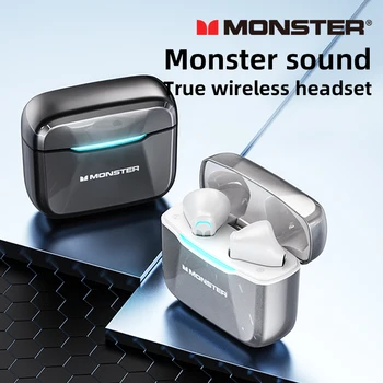 Оригинальные Игровые наушники Monster GT11 HiFi Music Беспроводные Bluetooth Наушники с микрофоном Наушники 500 мАч Спортивная гарнитура 2021 новиНка