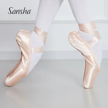 Классические балетные пуанты серии Sansha F.R.D. Со сверхпрочной технологией Hytrel®, женские танцевальные туфли для девочек F.R.DUVAL1.0